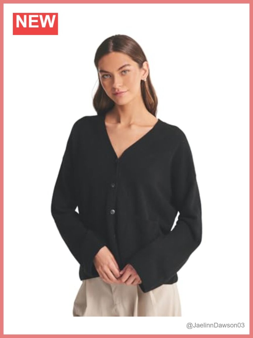 Cashmere Cardigan Oversized Long Sleeve Fall Sweater